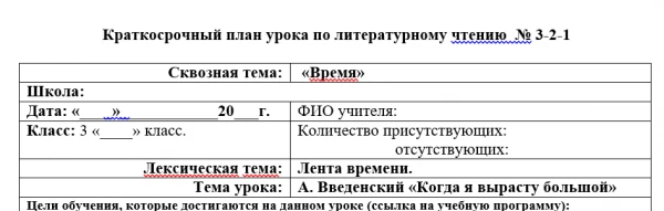 Краткосрочные планы 3 класс 2-ая четверть 2020 г.