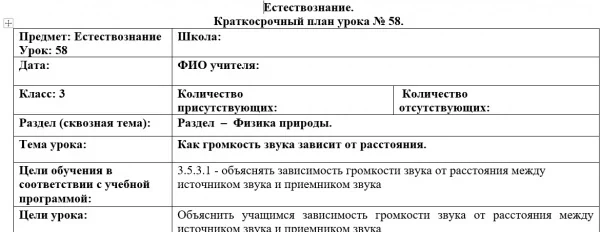Краткосрочные планы 3 класс 4-ая четверть 2021